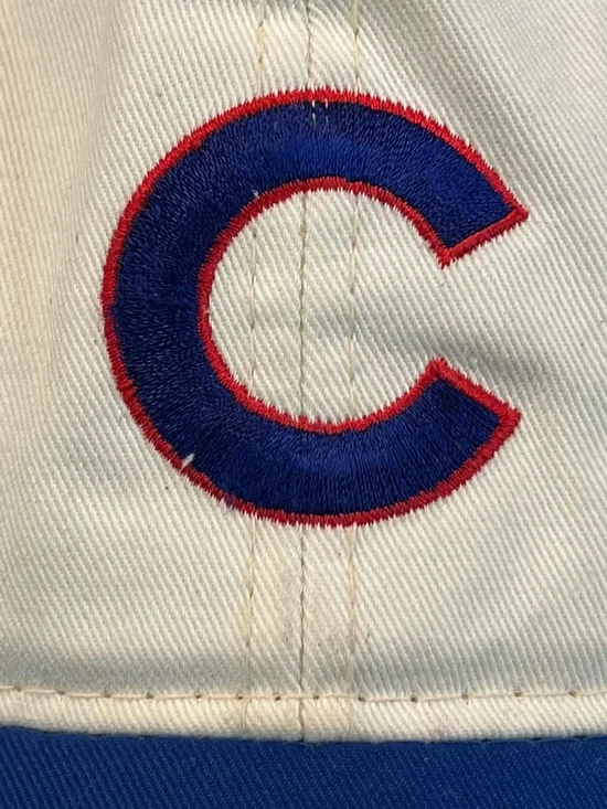 VTG Vintage 80s 90s Young An Company MLB Chicago Cubs White & Blue Snapback Hat - Picture 2 of 12